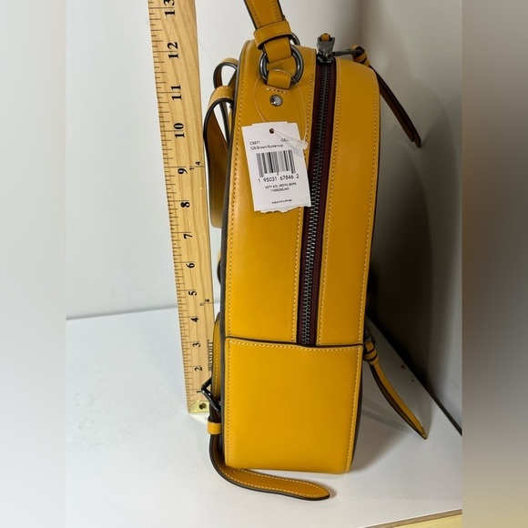 Brand New NWT Coach Leather Jordan Signature Backpack Genuine Authentic - Picture 9 of 12